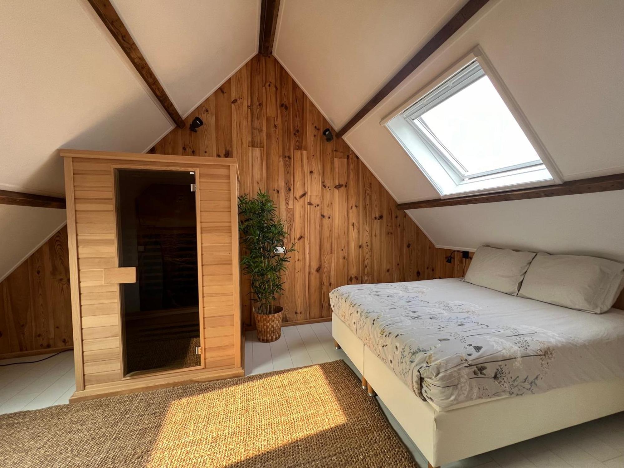 B & B 'Droom In De Polder De Suite Met Prive Sauna อาร์เนอโมเดน ภายนอก รูปภาพ